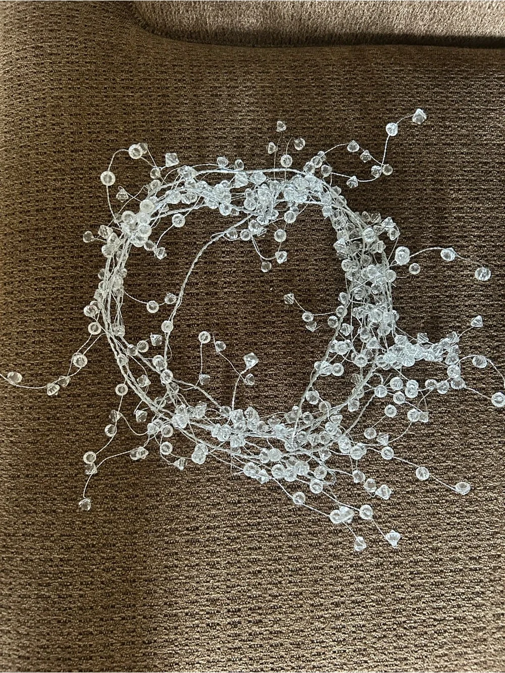 Crystal Beaded Garland String for Home Art Decor - Clear
